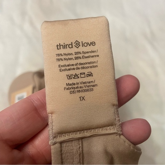 New! Thirdlove 24/7 classic wireless bra taupe 3605 - Picture 8 of 10